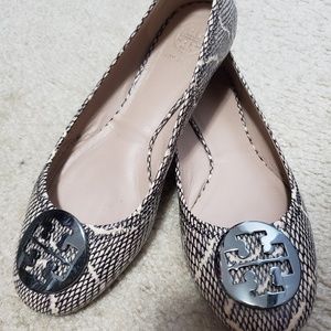 Tory Burch snakeskin slides size 7.5
